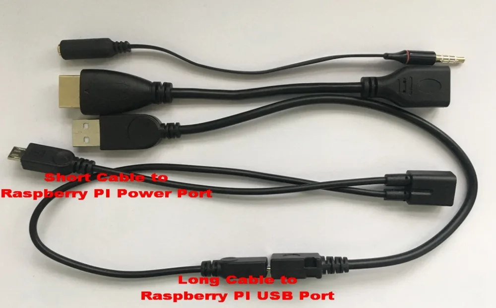 Raspberry PI 3 Cables NEOGEOX Dock 1