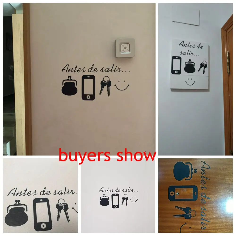 Large Spanish Quotes Phrase Wall Decals Wallpaper Vinyl Stickers For Office Room Decal Wall Sticker Home Decoration Poster Mural
