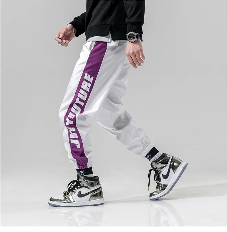 LAPPSTER мужская Японская уличная одежда джоггеры брюки мужские s Harajuku Боковые Полосатые спортивные штаны мужские белые корейские спортивные штаны размера плюс