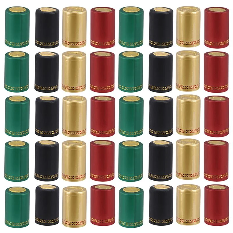 200pcs 33mm Red Wine Sealed Cover Wine Bottle Heat Shrink Capsule