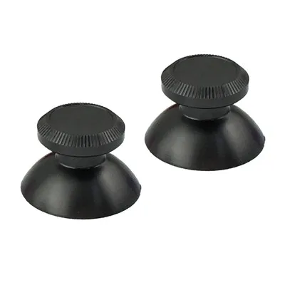 Черный Алюминиевый металлический 3D Аналоговый джойстик для Playstation 4 PS4 Slim Pro thumb Stick grip cap Замена для xbox ONE контроллер - Цвет: Черный