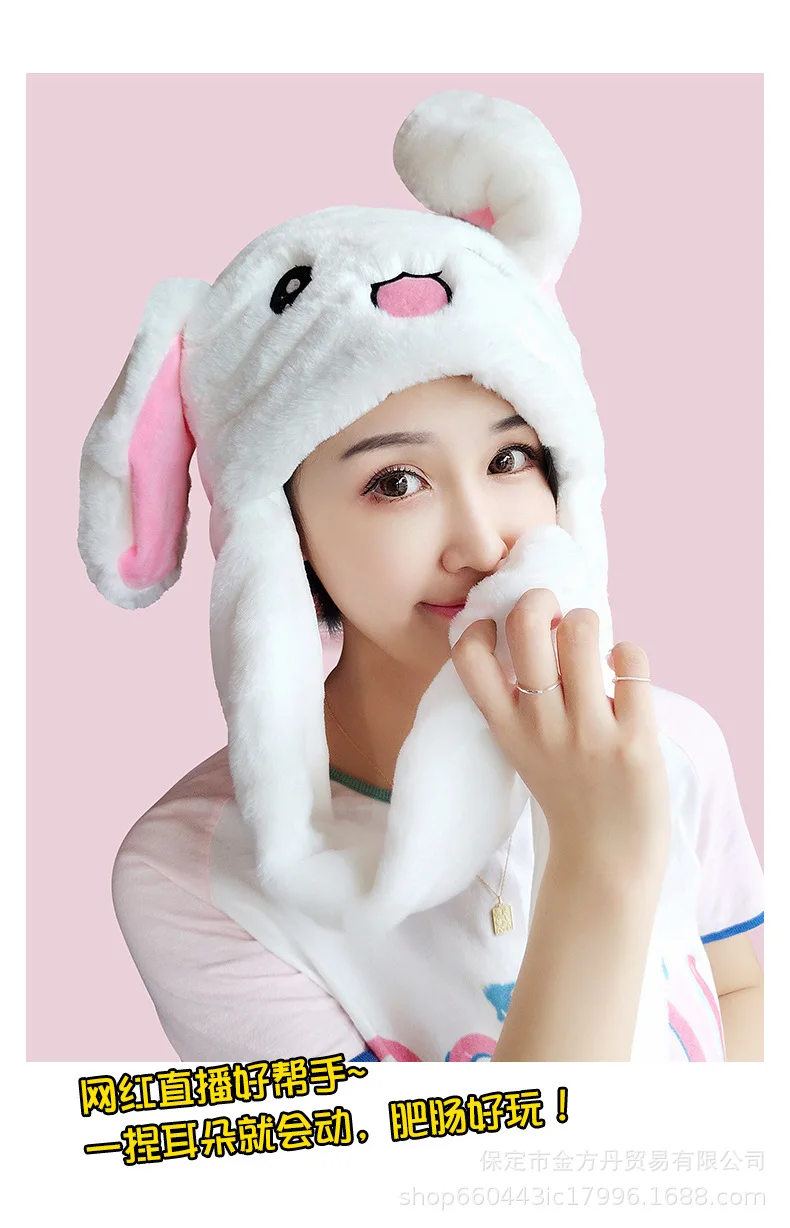 Plush Toys Celebrity Style Douyin Hat Amusement Park Cute Rabbit Pikachu Creative Cartoon
