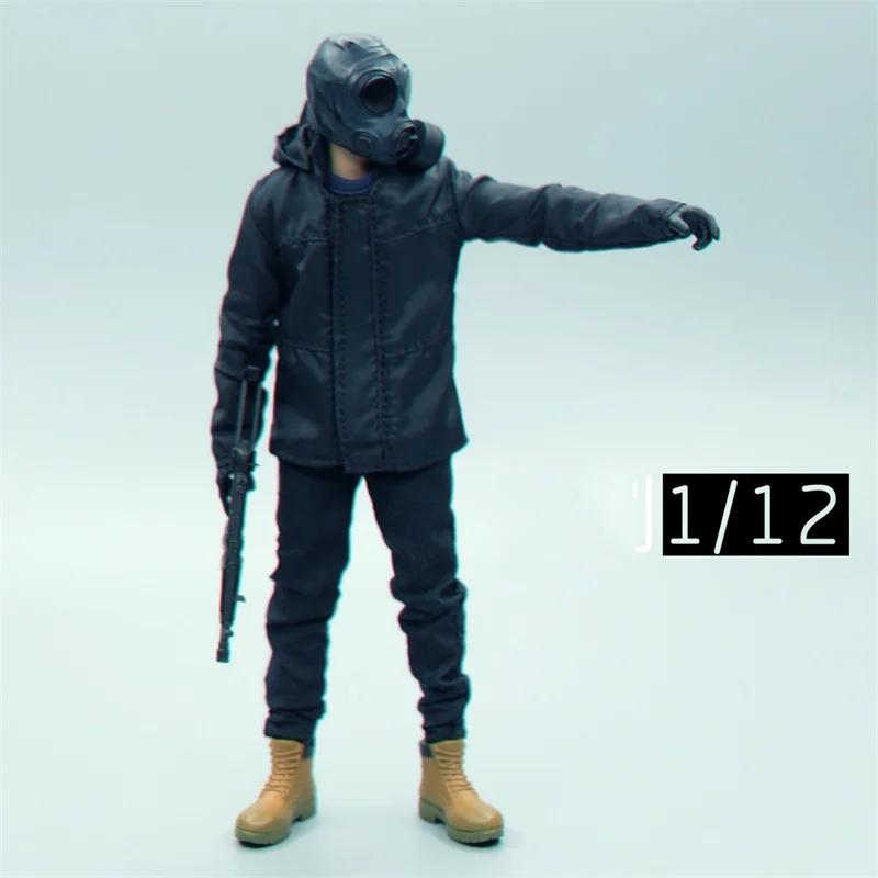 DML 1/6 Scale Fasion Zipper Jacket Coat Clothes Model Soldier Action Figure Toys 