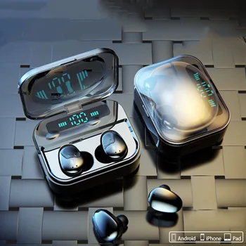 

TWS X7 Wireless Earphones Earbuds Bluetooth 5.0 Touch Waterproof Stereo Headset with LED Display Mic Charger Box