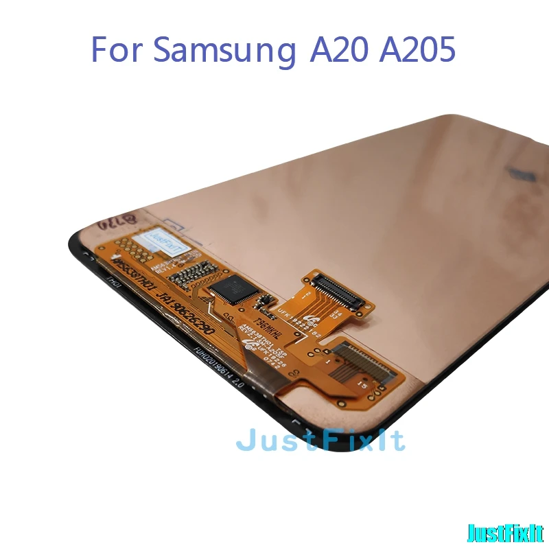 Для samsung Galaxy A20 A205G/DS A205F/DS A205GN/DS SM-A205FN/DS ЖК-дисплей кодирующий преобразователь сенсорного экрана в сборе