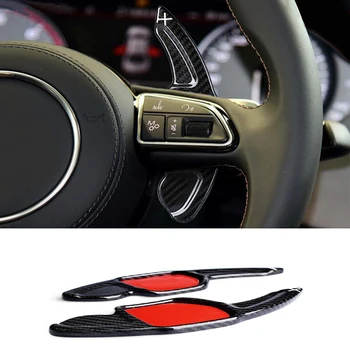 

Steering Wheel Shift Paddle Extension For Audi A3 A5 A7 Q3 A8 Q5 S5 Q7 S6 TT S7 S8 Carbon Fiber Aluminum Shift Paddle