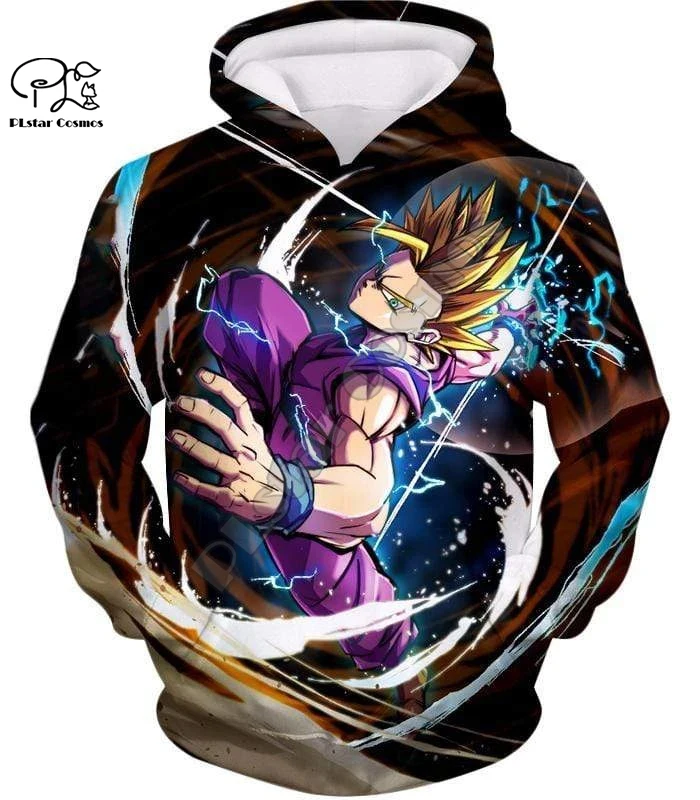 

PLstar Cosmos Anime Retro NewFashion Dragon Ball Saiyan Goku Cartoon Funny Streetwear 3DPrint Zip/Hoodies/Sweatshirts/Jacket A-9