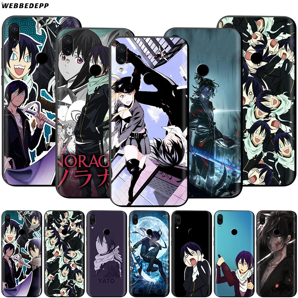 

Webbedepp Noragami Anime Cool Case for Xiaomi Redmi 4A 4X 5 5A 6 6A 7 7A S2 Note Go K20 Pro Plus Prime
