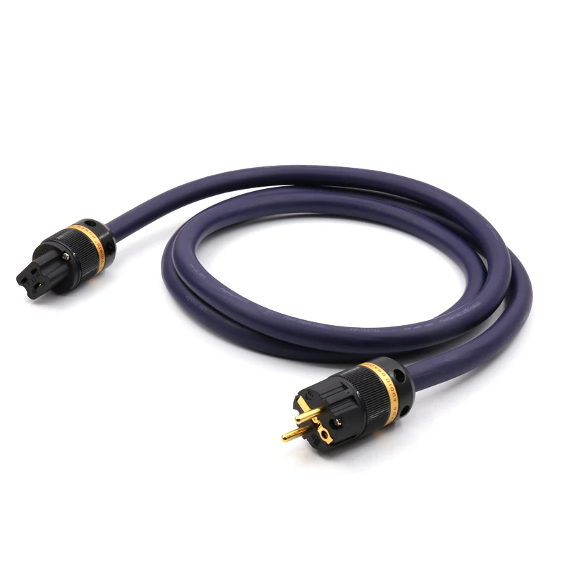

Audio Power Cord Cable HIFI Power Kabel With 20A Pure Copper IEC Schuko Plug