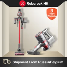 Roborock h6 handheld aspirador de pó sem fio 2500pa portátil sem fio ciclone filtro mais limpo coletor pó