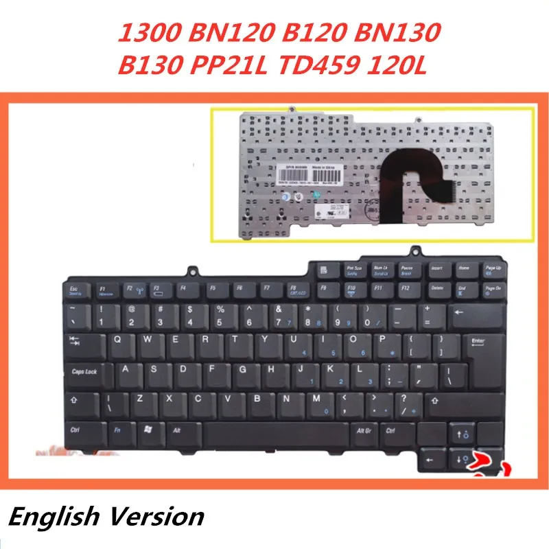Laptop English Keyboard For Dell 1300 BN120 B120 BN130 B130 PP21L TD459 120L Notebook Replacement layout | Компьютеры и офис