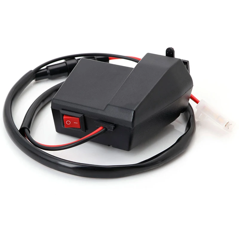2 USB мотоциклетная розетка зарядное устройство с зеленым светодиодный Вольтметр напряжения 3.1A