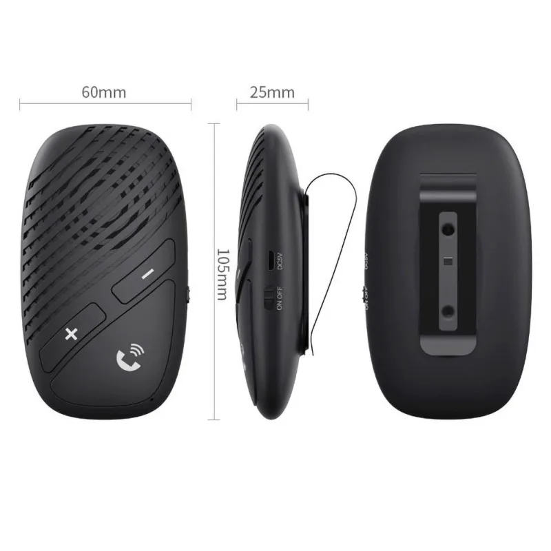 Новинка для Bluetooth 5,0 автомобильный передатчик приемник музыкальный плеер Hands Free вызов Беспроводной адаптер HW