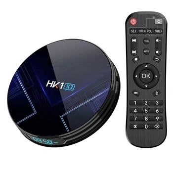 

Smart Set Top Box Smart Tv Box Set-Top Box with 4GB RAM 32GB ROM Supports Dual WiFi Bluetooth EU Plug