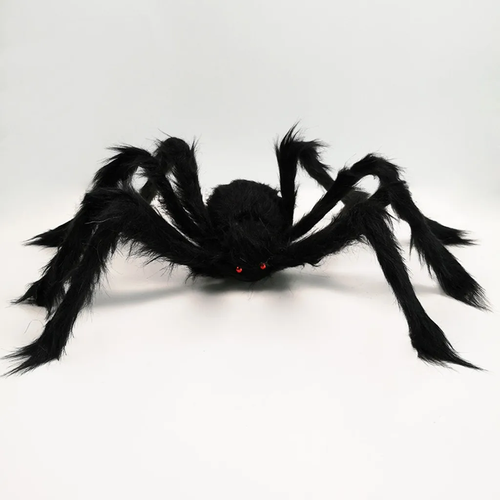 MUQGEW игрушки на Хэллоуин украшения игрушки-Имитаторы из плюша паук бутафория для украшения 75 см 1 шт. страшная игрушка Gh6