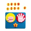 Children Maths Toys Finger Counting 1-10 Learning Montessori Felt Finger Number Teaching Aid DIY Craft Toddler Educational Toys ► Photo 3/6