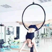 Предварительно фитнес-кольца для фитнеса стальной воздушный обруч 3"(90 см) 32 мм ширина для занятий йогой воздушные обручи Lyra включают в себя аксессуары