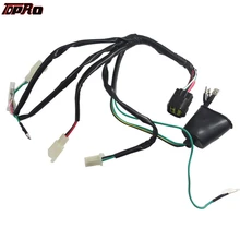 TDPRO Engine Wiring Harness Kit Plug Wire Loom Switch For XR50 CRF50 50cc 90cc 125cc 140c 150cc DIRT BIKE PIT Pro Lifan Engines full dc 90cc 110cc 125cc 140cc 150cc kick electric start engine wiring harness loom pit dirt bike