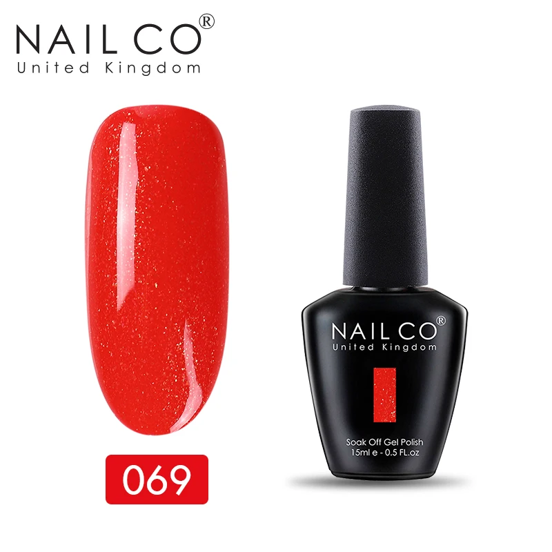 NAILCO светодиодный 15 мл УФ-Гель-лак набор гель-лаков для ногтей маникюр геллак долговечный светодиодный Гибридный лак для ногтей - Цвет: 11069