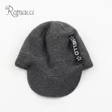 Новые мужские зимние шапочки Skullies, шерстяная вязанная шапка, шапка, Толстая теплая зимняя шапка