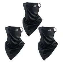 Bassdash UPF 50 + гетры с ушной петлей для шеи Защита от УФ-лучей дышащая мужская женская мужская маска для лица для рыбалки каякинга охоты, комплект из 3 шт.