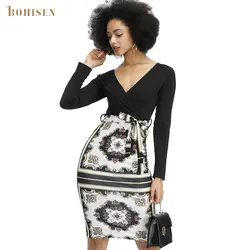 BOHISEN 2019 новый стиль африканские платья для женщин Базен комбинезон африканская женская одежда Дашики Модная одежда с принтом платье