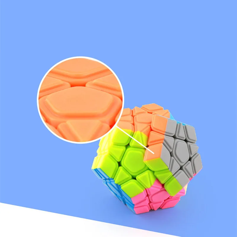 Странная форма Megaminx Волшебные кубики без наклеек Скорость Профессиональный 12 Сторон головоломка Cubo Magico Развивающие игрушки для детей