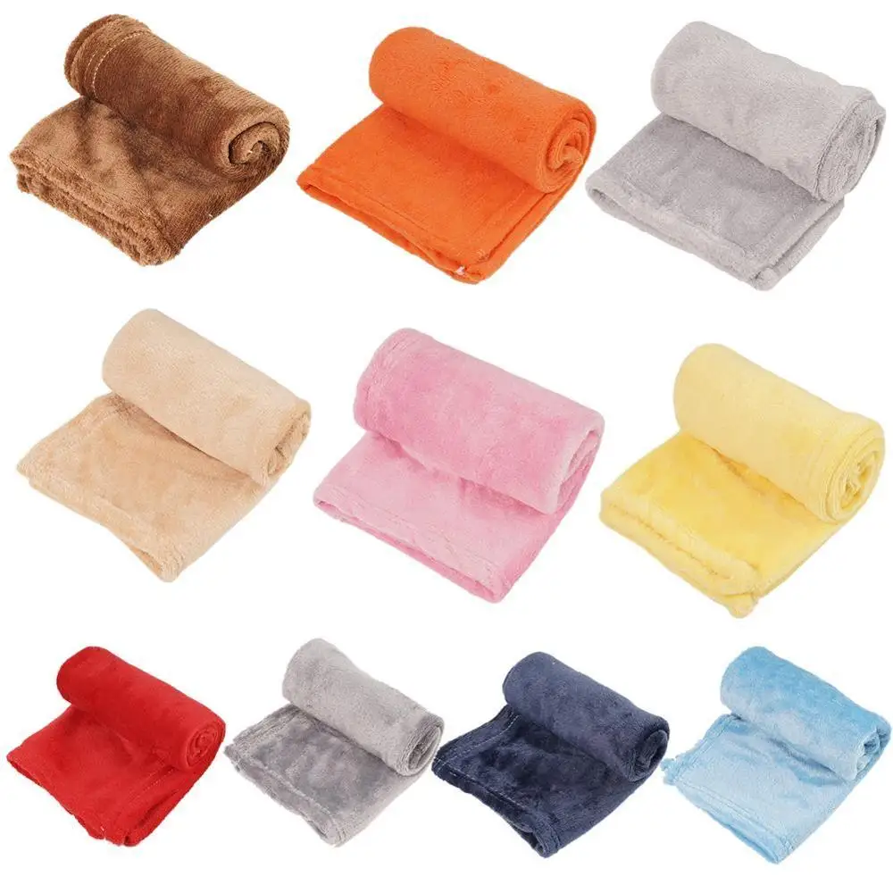 Soft Warm Coral Fleece Blanket Winter Leaf Bedspread Throw Wash Light Mechanical Thin Plaid Size