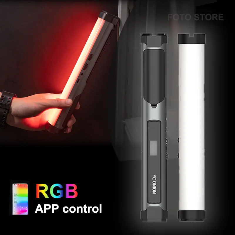 YC Onion Energy Tube 8W Handheld RGB LED Light