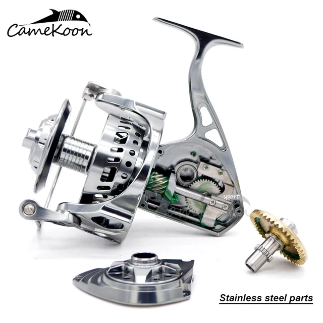 Camekoon Heavy Duty Spinning Jigging Fishing Reels 12+1bbs All