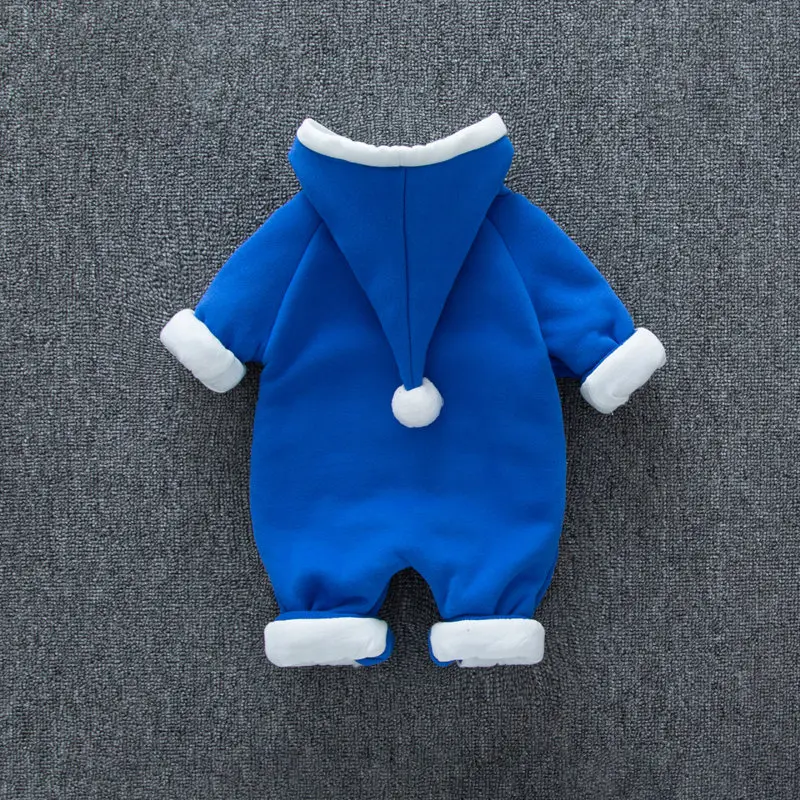  Baby Christmas Warm Romper for Toddler Winter Overalls for Baby New Born Unisex Baby Clothes New Ye