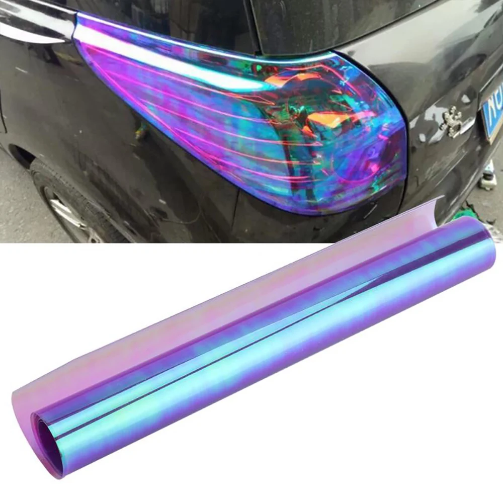 

2020 New Car Styling Chameleon Headlight Taillight Vinyl Tint Car Sticker Light Film Wrap Automobile Headlamp Membrane