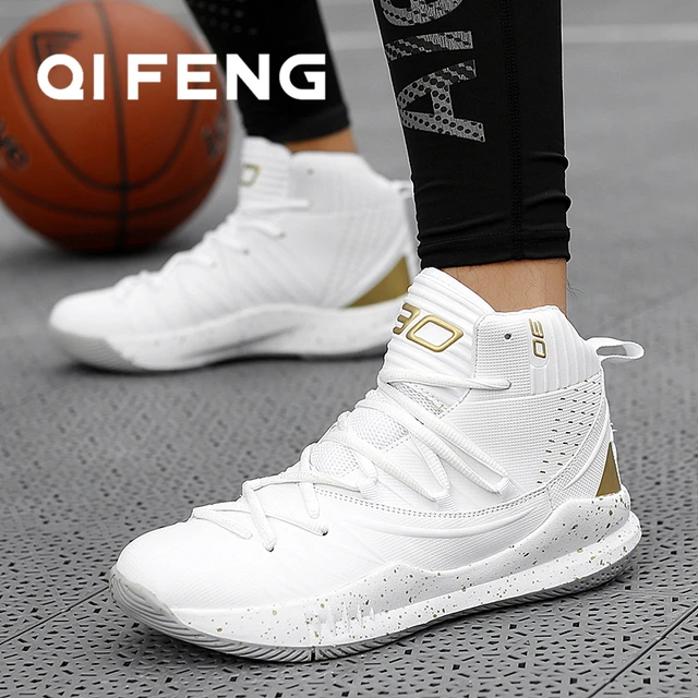 High Quality Basketball Shoes Men Sneakers Boys Basket Shoes Autumn High Top Anti-slip Outdoor Sports Shoes Trainer Women Summer 1