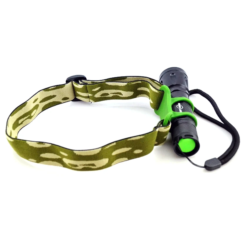 Elastic Head Belt Strap Mount Holder Headband head mounted flashlight For 18650 Flashlight Lamp Headlight Headlamp Outdoor for S2+ H1 S21A Torch