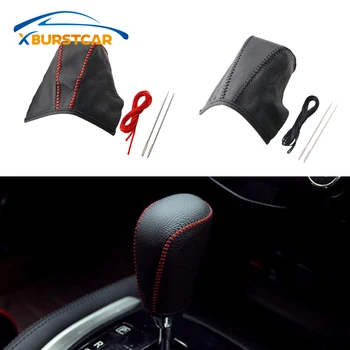 

AT Leather Gear Head Shift Collars for Nissasn Qashqai J11 Dualis 2 J10 Xtrail X-Trail T32 Murano Shift Knob Protection Cover