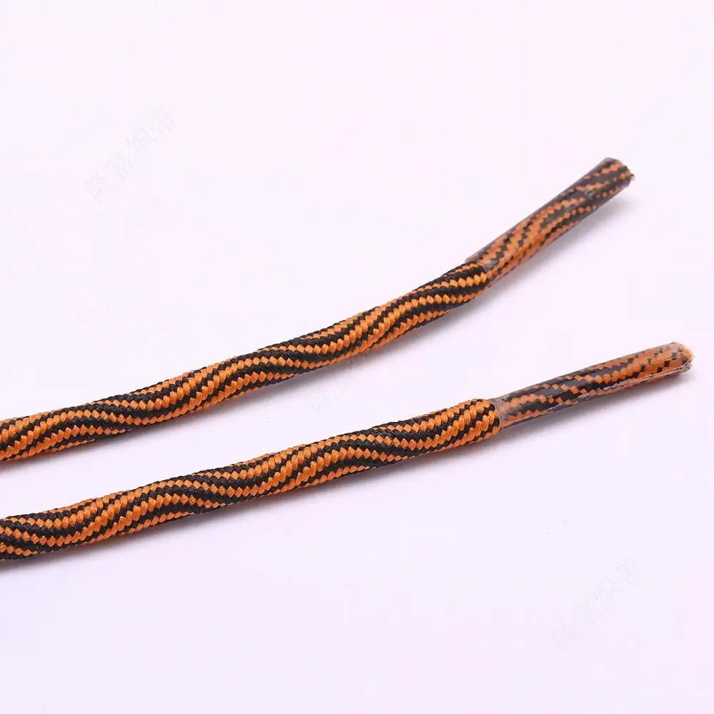 Suihyung 1 пара круглых шнурков 100 см 120 см двухцветная волнистая полиэфирная плетеная Уличная обувь теннисные туфли с кружевами ботинки шнурки 6 цветов
