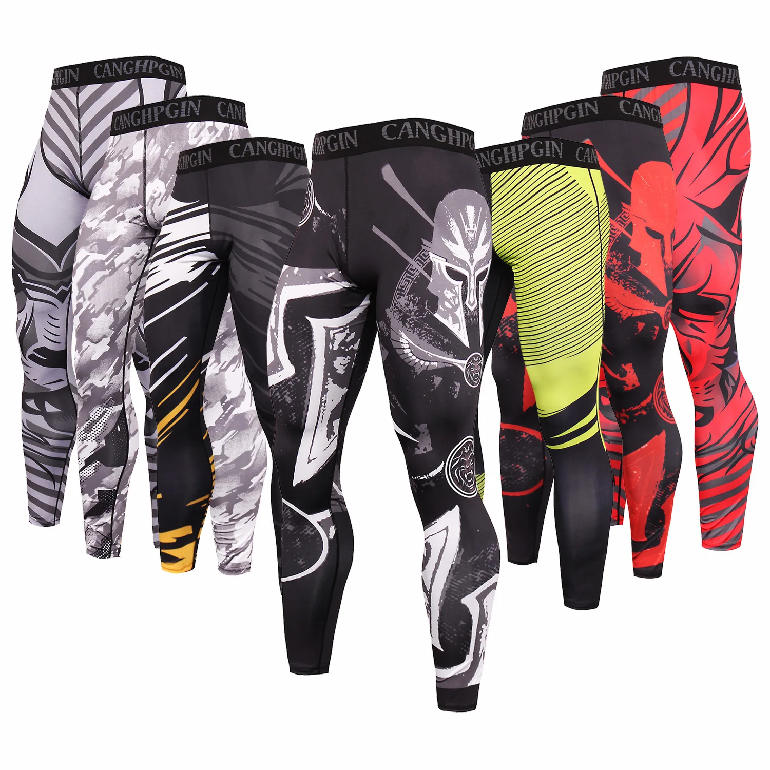 Mens Compression Pants Running Jogging Leggings Quick Dry  Gym Sport Training Sportswear Male Trousers Fitness Workout Tights