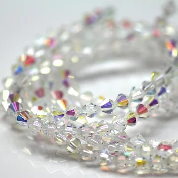 

Wholesale AAA5301 6mm crystal ab color Crystal Bicone Beads 5328 200pcs/Bag