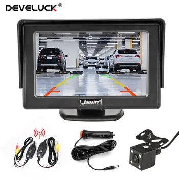 

4.3 inch TFT Car Monitor Car Reverse Wireless Cameras Parking with LED Backlight Display for Rear View Camera Wireless Cameras