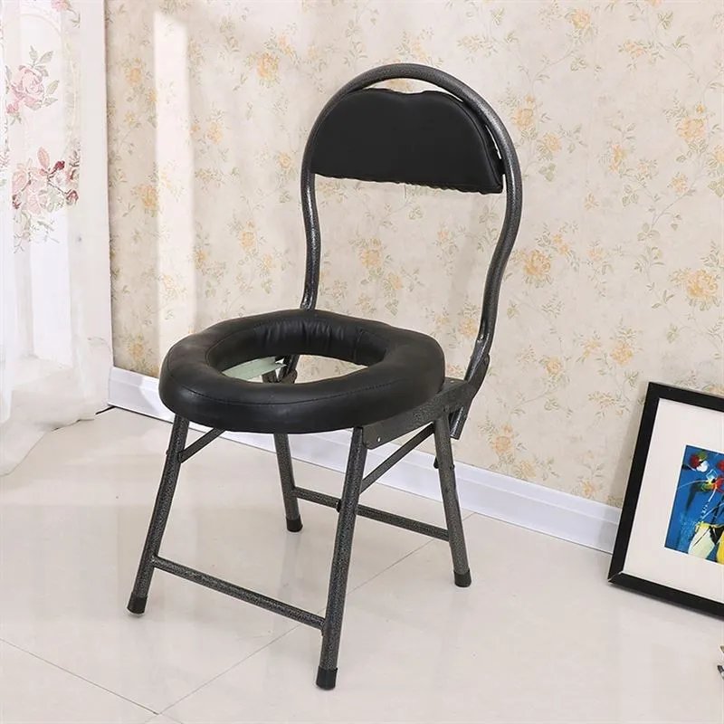 

Toilet Potty Chair Simplicity Wheelchair with Potty Cart People with Disabilities Bath Chair Lightweight Folding Small