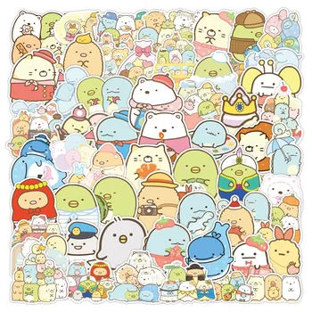 

100pcs Cute Sumikko Gurashi Waterproof Graffiti Stickers for Water Cup Luggage Guitar Laptop Decorative Paste DIY Decal Kids Toy
