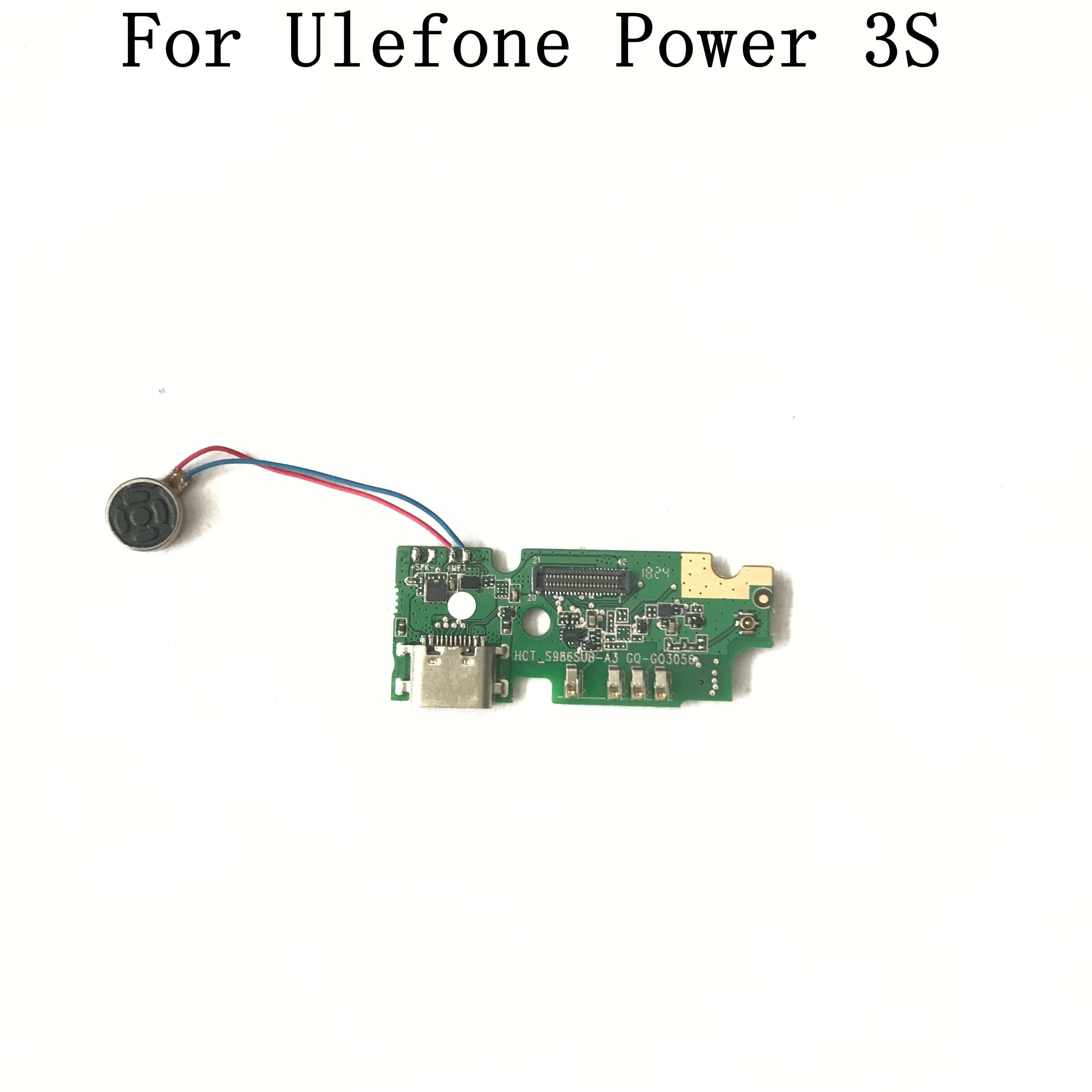 Ulefone Power-3S USB разъем плата зарядки+ Вибрационный двигатель для Ulefone Power-3S ремонт починка части замены