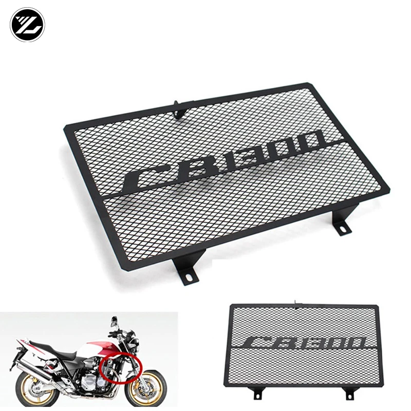 For Honda cb 1300 2003-2008 CB1300 2004 2005 2006 200Motorcycle stainless steel Radiator grille guard protection net cover | Автомобили и
