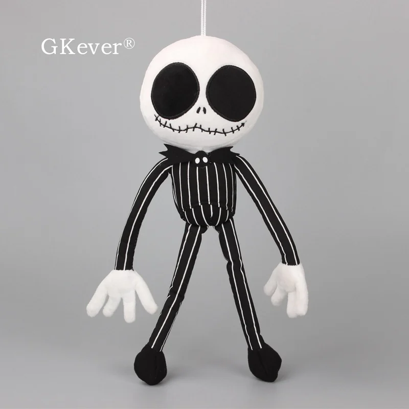 

35cm Large Size The Nightmare Before Christmas Jack plush toys doll Skull Jake Soft Stuffed Toys baby kids Birthday Gift