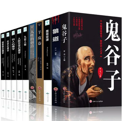 

A Set of 10 Human Weakness Guiguzi Murphy's Law Scroll Marked Wolf Genuine Collection