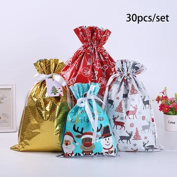 

Festivals Gift bag Drawstring Bags Christmas Present Wedding Decoration