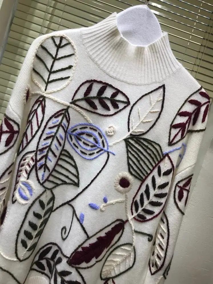 2020 Runway Designer Embroidery Sweater Femme 2020 Autumn Women White Dark Green Cashmere Hot Sale Sweater From Taiyangstar, $180.46 | DHgate.Com 2020 Runway Designer Embroidery Sweater Femme 2020 Autumn Women White Dark Green Cashmere Hot Sale Sweater From Taiyangstar, $180.46 | DHgate.Com