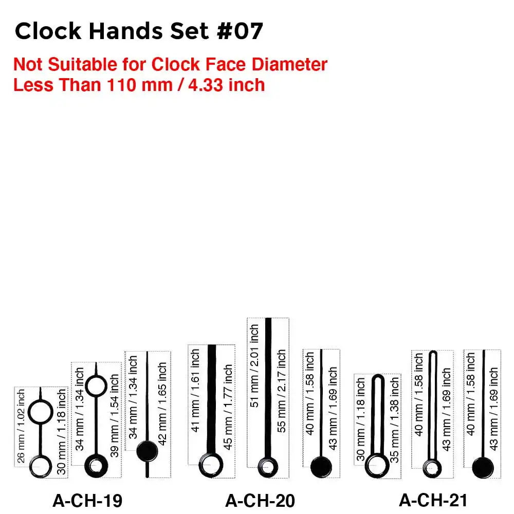 MCDFL Quartz Clock Mechanism DIY Silent Clocks Movement for Wall Hours Hands Mechanic Clockwork Table Watch Uhr Repair Parts Kit 