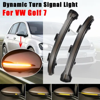 

Dynamic Blinker LED Turn Signal Light For Volkswagen VW Golf MK7 7 GTI R GTD 2013 2015 2016 2018 Car Rearview Mirror Side Light