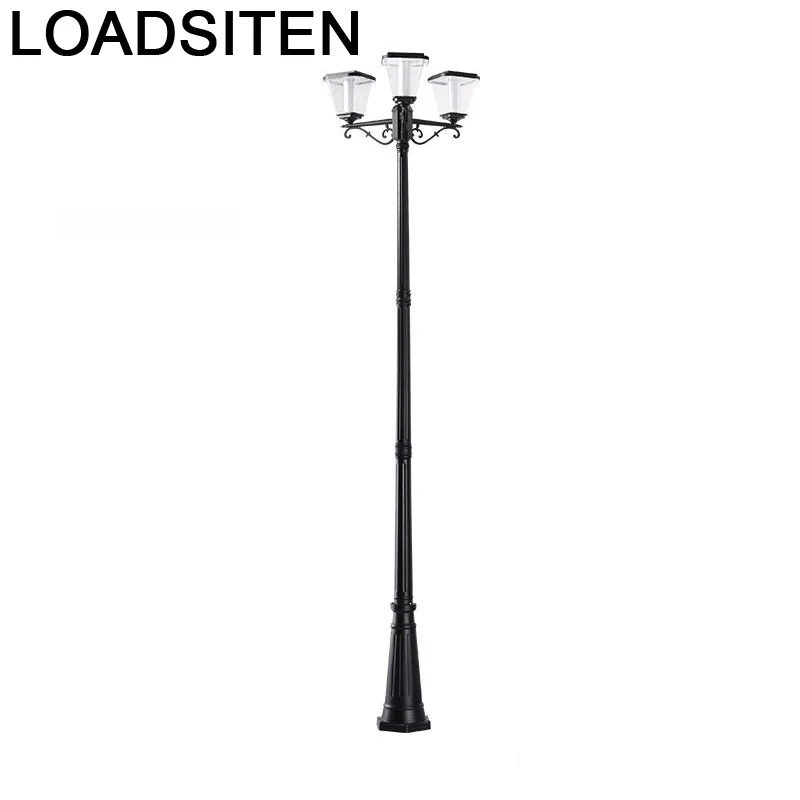 Lampioni Da Esterno Farola Straatverlichting Lampu Jalan Tenaga Surya Garden Lampione Plaza СВЕТОДИОДНЫЙ уличный